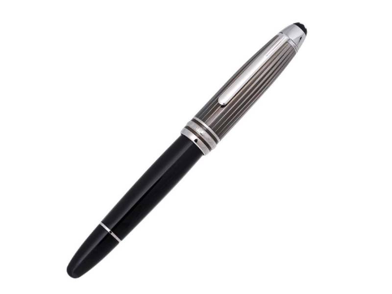 FOUNTAIN PEN DOUE' BLACK AND WHITE LE GRAND MEISTERSTUCK SOLITAIRE MONTBLANC 101583
